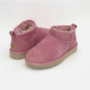 UGG womens ultra mini Ankle Boots horizon pink size 9 new in box